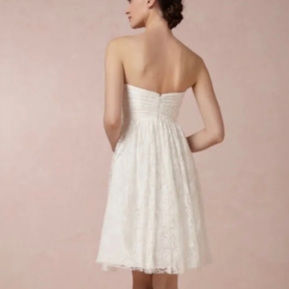 Jenny Yoo Collection BHLDN Size 0 Convertible Floral Lace Tilly Dress Strapless - Picture 7 of 9